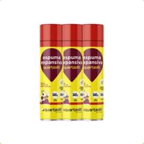 Kit Com 3 Espumas Expansivas Quartzolit 500ml Kit Com 3 Espumas Expansivas Quartzolit 500ml
