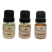 Kit Com 3 Essencias Aromatizantes Difusor Fragancias Roupas