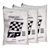 Kit com 3 Estopas Para Polimento GP Pauliceia 150g