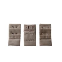 Kit com 3 extensores para sutiã - Extensor para alongar a Circunferencia 2 ganchos 2 Regulagens 5 CM