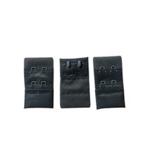 Kit com 3 extensores para sutiã - Extensor para alongar a Circunferencia 2 ganchos 2 Regulagens 5 CM