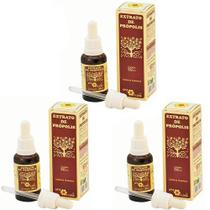 Kit Com 3 Extrato De Propolis Vermelho Organico 30ml - Apis Flora