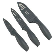 Kit com 3 Facas para Cozinha com Proteção Gourmet para Cortar Legumes, Frutas e Carnes - D0607 - DOLCE HOME