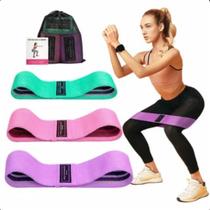 Kit com 3 Faixas Elásticas para Exercício Lower Kit com 3 Faixas Elásticas para Exercício Lower