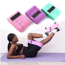 Kit com 3 Faixas Elásticas para Treino Corporal Profissional