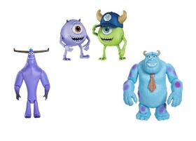 Kit Com 3 Figuras Articuladas Monstros S.A. - Monstros no Trabalho - Disney - Mattel - GXK83