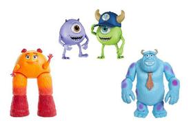 Kit Com 3 Figuras Articuladas Monstros S.A. - Monstros no Trabalho - Disney - Mattel - GXK83