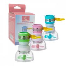 kit com 3 Filtro de Torneira Flexível para Respingo Estilo Chuveiro Kapbom KA-1285 / 2730