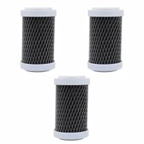 Kit com 3 Filtro Refil Aquablock 5” - Para Aquablock 5", BBI Shower 125, BBI Pou 5", Planeta Água Fit 5", HDF 5", Policarbon Acquafresh 5"