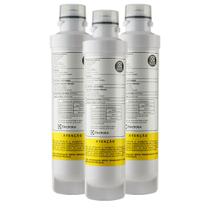 Kit com 3 - Filtro/Refil de Água para Purificador Electrolux PE11B/PE11X/PC41B/PC41X/PH41B/PH41X