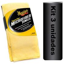 Kit com 3 Flanela Micro Fibra Meguiars X2020 Kit com 3 Flanela Micro Fibra Meguiars X2020