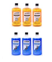 Kit com 3 Fluidos + 3 Detergente Para Test E Limpeza Injetores 1L