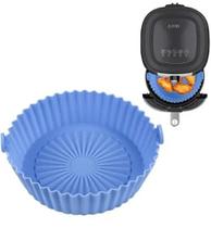 Kit com 3 Formas de Silicone Redondas para Airfryer Kit com 3 Formas de Silicone Redondas para Airfryer