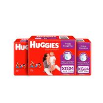 Kit com 3 Fraldas Huggies Roupinha Supreme Care XG 24 Unidades