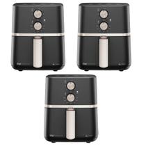 Kit com 3 Fritadeira Elétrica Air Fryer FAMILY 4 Litros WAP