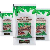 Kit com 3 Funghi Porcini Seco Italiano Emporio Tartufi 50G