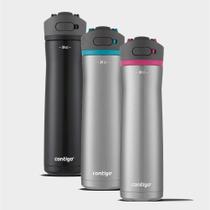 Kit com 3 Garrafas Térmicas Ashland Chill AUTOSPOUT Contigo 709ml Kit com 3 Garrafas Térmicas Ashland Chill AUTOSPOUT Contigo 709ml