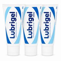 Kit Com 3 Gel Lubrificante Íntimo á Base de água Lubrigel 60g - Carbogel Kit Com 3 Gel Lubrificante Íntimo á Base de água Lubrigel 60g - Carbogel