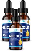 Kit Com 3 - Glicolin (Óleo de Abacate + Resveratrol + Coenzima Q10 + Taurina) 30ml Celliv