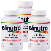 Kit com 3 Glinutrol de A a ZINCO Suplemento 90 Cap NUTRICORP