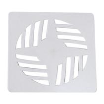 Kit com 3 Grelha Quadrada 15x15cm em PP Modelo Ii Branco Kit com 3 Grelha Quadrada 15x15cm em PP Modelo Ii Branco