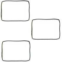 Kit Com 3 Guarnição Borracha Vedação Da Porta Forno Eletrico Fischer Grill Original Kit Com 3 Guarnição Borracha Vedação Da Porta Forno Eletrico Fischer Grill Original