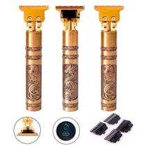 Kit Com 3 Hair Trimmers Dragao Dourado