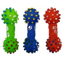 Kit com 3 Halteres Cravo 11,5 Cm Brinquedo Caes Pet