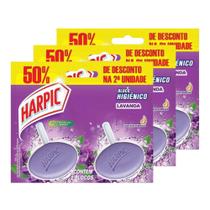 Kit com 3 Harpic Lavanda Com 2 Blocos Cada 26G