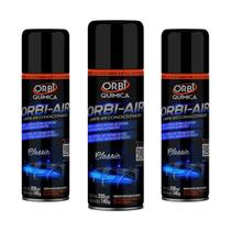 Kit Com 3 Higienizadores Limpa Ar Condicionado Fragrância Classic - Orbi Química Kit Com 3 Higienizadores Limpa Ar Condicionado Fragrância Classic - Orbi Química