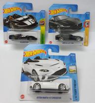 Kit Com 3 Hot Wheels - Mclaren, Jaguar E Aston Martin