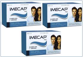 Kit Com 3 Imecap Hair Com 60 Cápsulas - Divicom