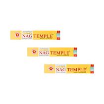 KIT Com 3 Incensos Indiano Massala Golden Nag Varetas