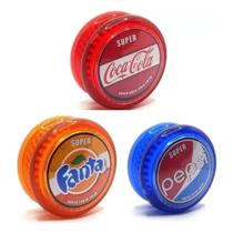 Kit Com 3 Io-io (ioio, Yo-yo) De Rolamento Coca Profissional - Kit Com 3 Io-io (ioio, Yo-yo) De Rolamento Coca Profissional -