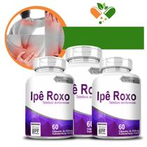 Kit com 3 Ipê Roxo 500mg 60 Cápsulas - Essencial Cápsulas