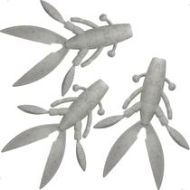 Kit Com 3 Iscas Artificiais Soft Predadora Alligator Pesca Traíra Black Bass Dourado Tucunaré