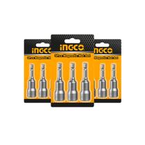 Kit com 3 jogos de soquetes canhão magnéticos com 3 peças 12mm ingco