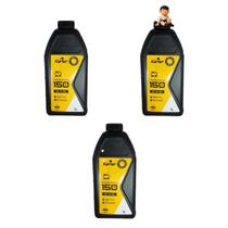 Kit com 3 karter oleo compressor iso vg 150 1l.