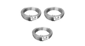 Kit com 3 kg de arame liso galvanizado - bwg12-2,77mm - jst