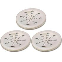 Kit com 3 kimetais gr000003 grelha inox 430 redonda 15cm abre/fecha a430 gre Kit com 3 kimetais gr000003 grelha inox 430 redonda 15cm abre/fecha a430 gre