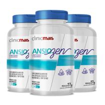 Kit Com 3 L-Triptofano + Magnésio Ansiozen 60 Cáps De 450Mg