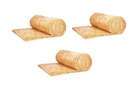 Kit Com 3 Lã De Vidro Manta 1220x610x25 Isolamento Acústico E Térmico Drywall Pvc Estúdio Igreja Escapamento De Moto