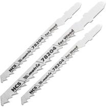 Kit Com 3 Lâminas Serra Tico Tico 75x4mm Em Aço Carbono - 782049 - Mtx