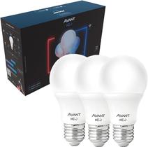 Kit Com 3 Lâmpadas LED Smart Wi-Fi NEO 10W Luz Dimerizável - AVANT
