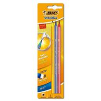 Kit com 3 Lápis Grafite Evolution Pijama BIC