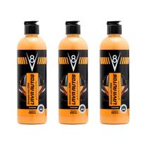 Kit com 3 lava autos v8 sh com cera 500ml