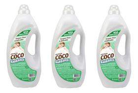 Kit Com 3 Lava Roupas Coco 2 Litros Barbarex