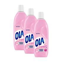 Kit com 3 Lava Roupas Ola Original 1L Cada