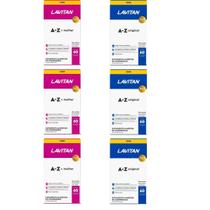 Kit com 3 Lavitan Mulher A-Z + 3 Lavitan A-Z Original Suplementos Vitamínicos Completos