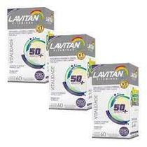 kit com 3 Lavitan Vitalidade 50+ Senior Com 60 comprimidos cada
